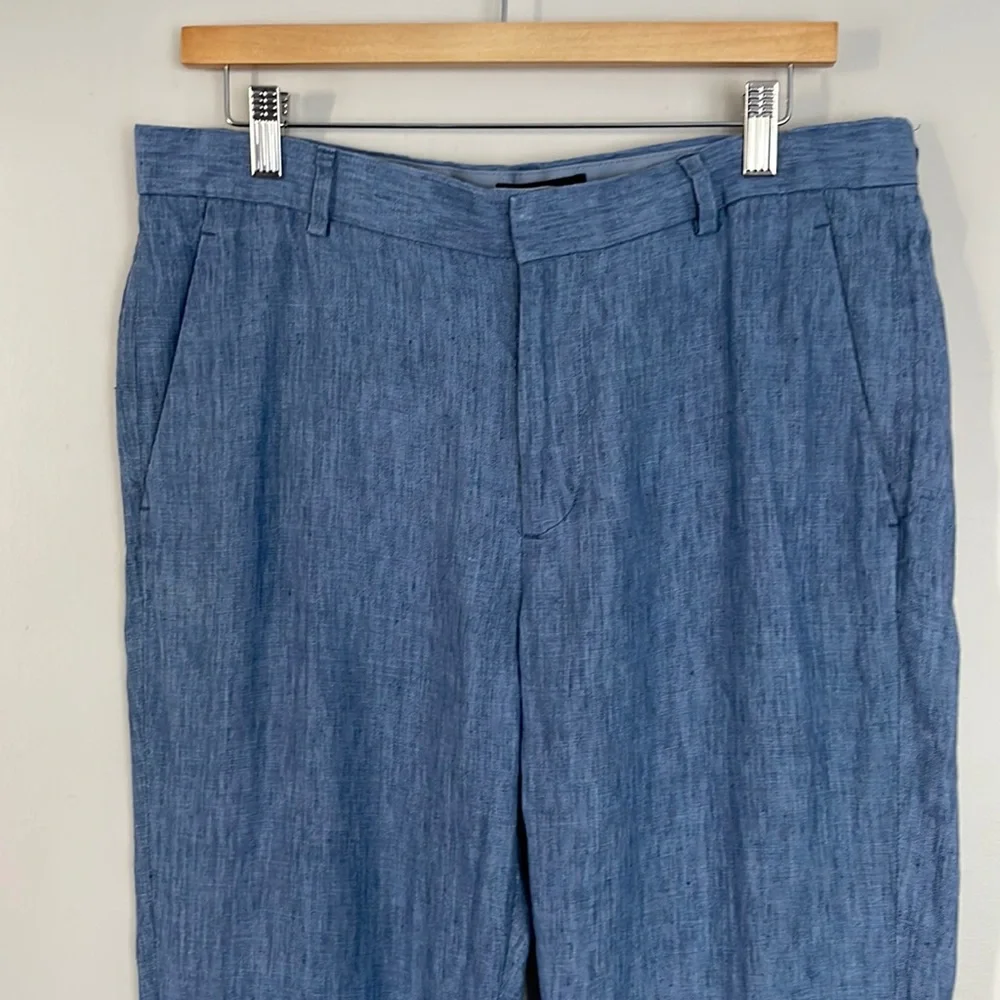 H&M Mens 100% Linen Pants Sz 34R